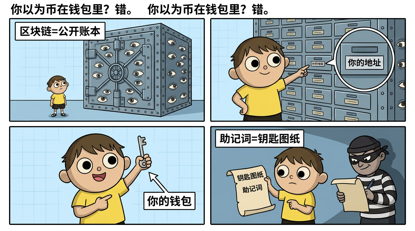 钱包丢一次,币圈白来一场——10 万块可能因为一个错字全没(配图2)