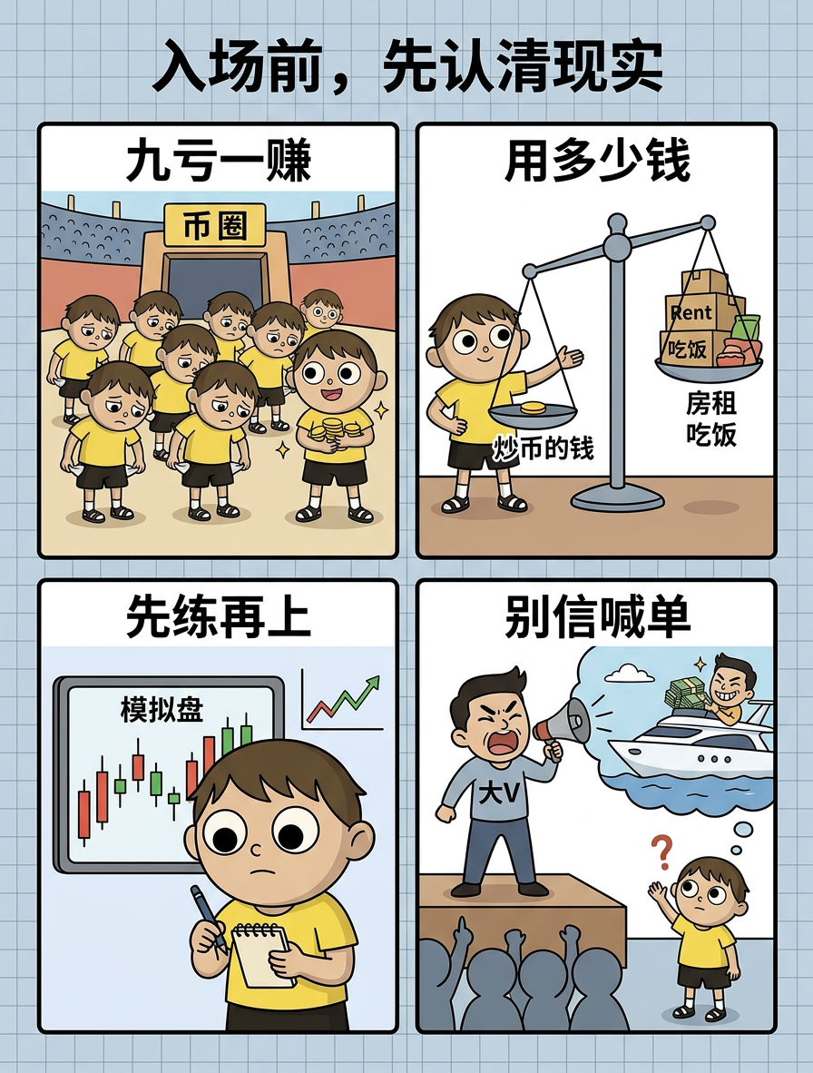 新手炒币的 80% 学费,都是这几件蠢事教的(配图1)