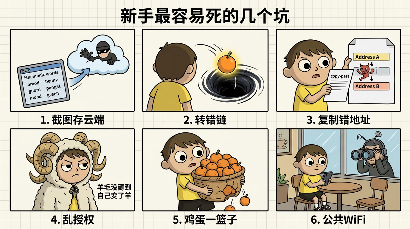 钱包丢一次,币圈白来一场——10 万块可能因为一个错字全没(配图4)